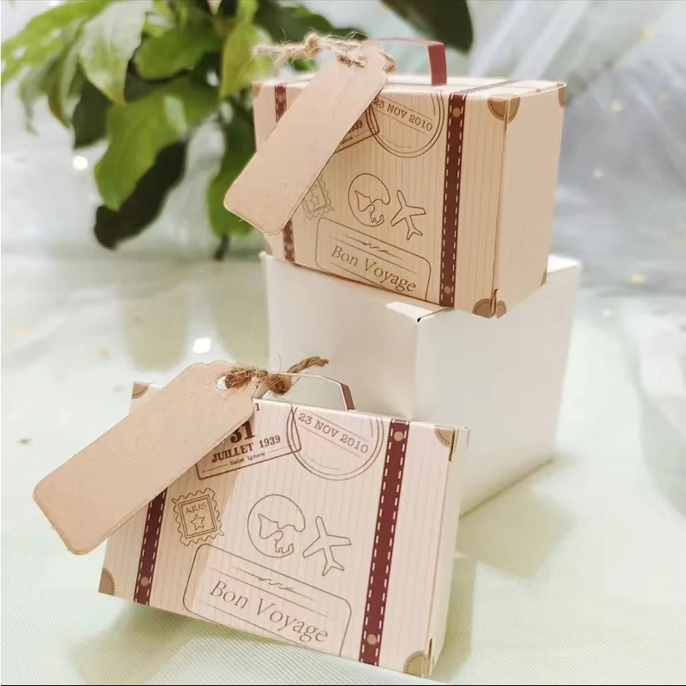 Set Of‎ 5pcs Mini Suitcase Gift Box - Perfect for Little Gifts For The Holidays